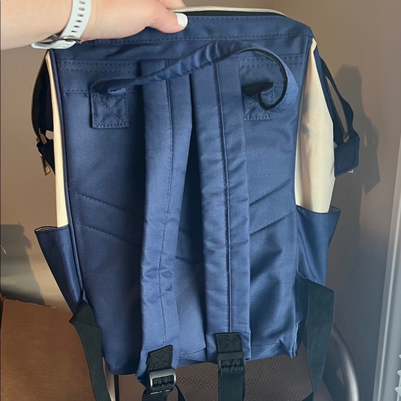 Stylish Red and Blue Women’s Backpack - Picture 4 of 9